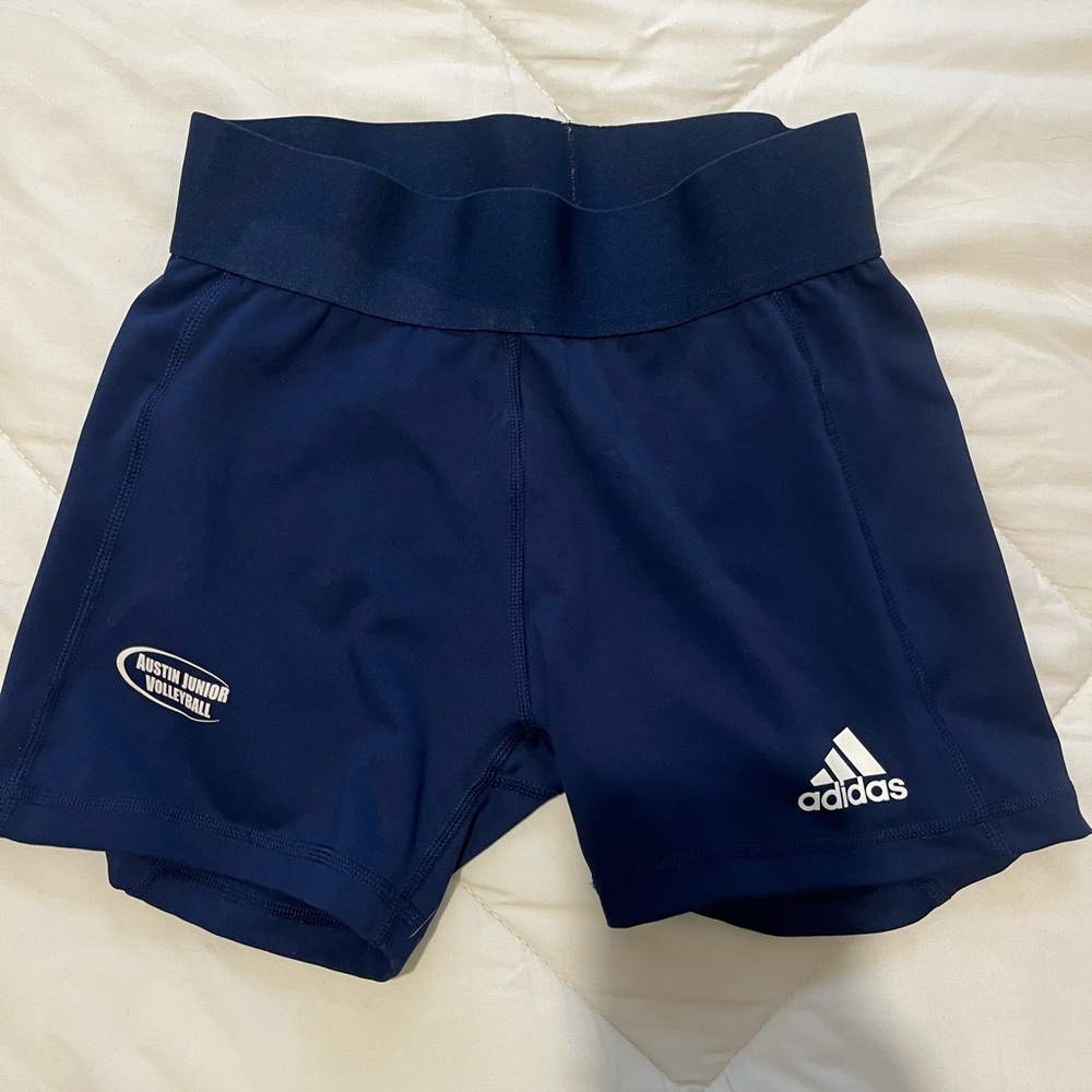 Navy blue adiddas spandex